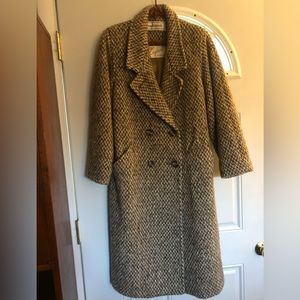 COPY - Women’s size 12 vintage, winter,double breasted, Tweed, dress coat